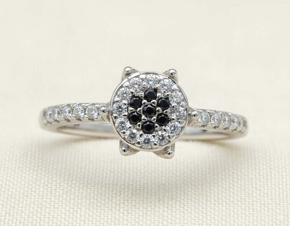 Starburst Pave Ring
