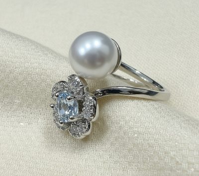 Open Pearl Blossom Ring Open Pearl Blossom Ring