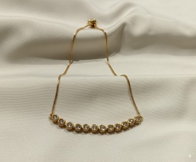 Rosy Bezel Tennis Bracelet Rosy Bezel Tennis Bracelet