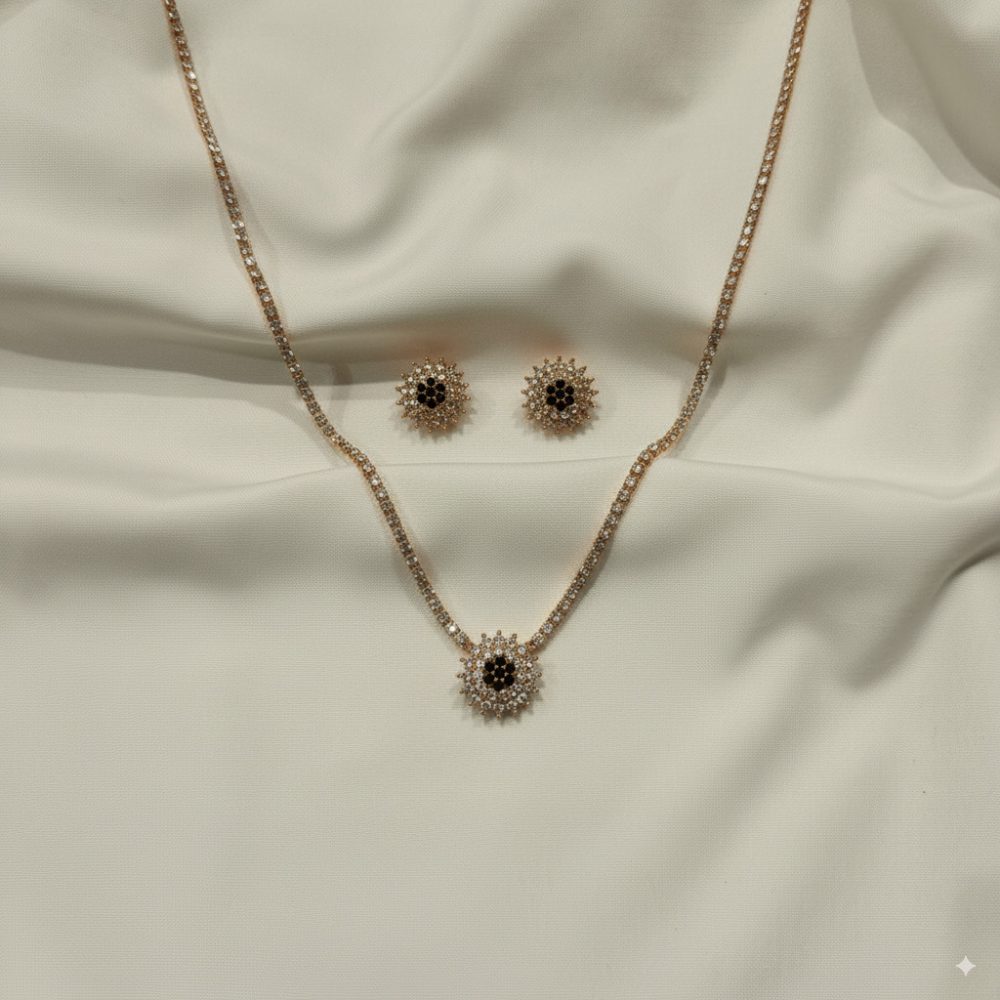 The Midnight Bloom Jewelry Set